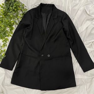Black Blazer Size L Womens